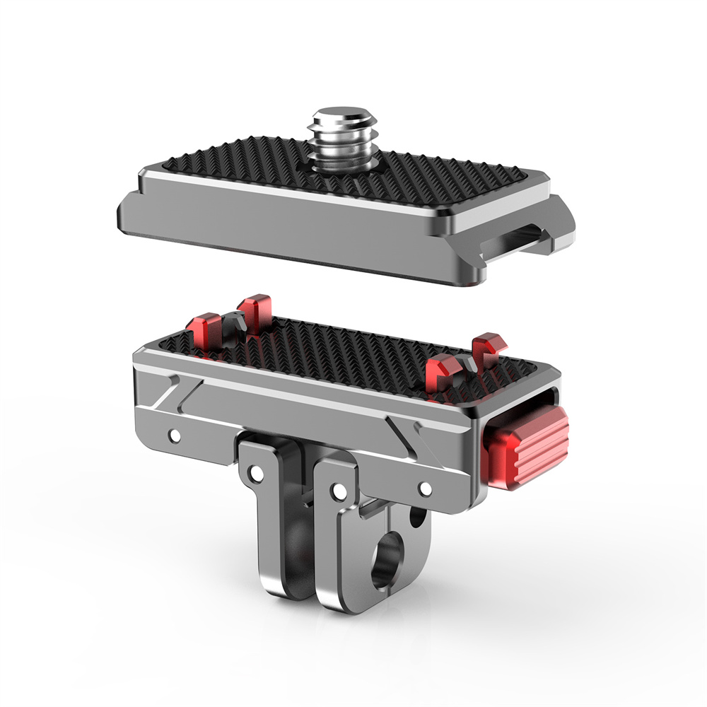 Camera Cage Baseplate - ฐานอะแดปเตอร์แม่เหล็กแบบถอดเร็วรุ่นใหม่สำหรับกล้องแอคชั่น Gopro 12 Insta360 X4 X3