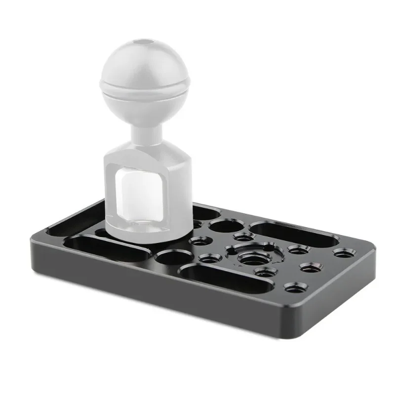 Camera Cage Baseplate - แผ่นยึดกล้อง/แผ่นฐานสำหรับติดตั้งกล้องแบบเคจ/ราง/ด็อฟเทล/แกนสั้น/แกนไมโคร