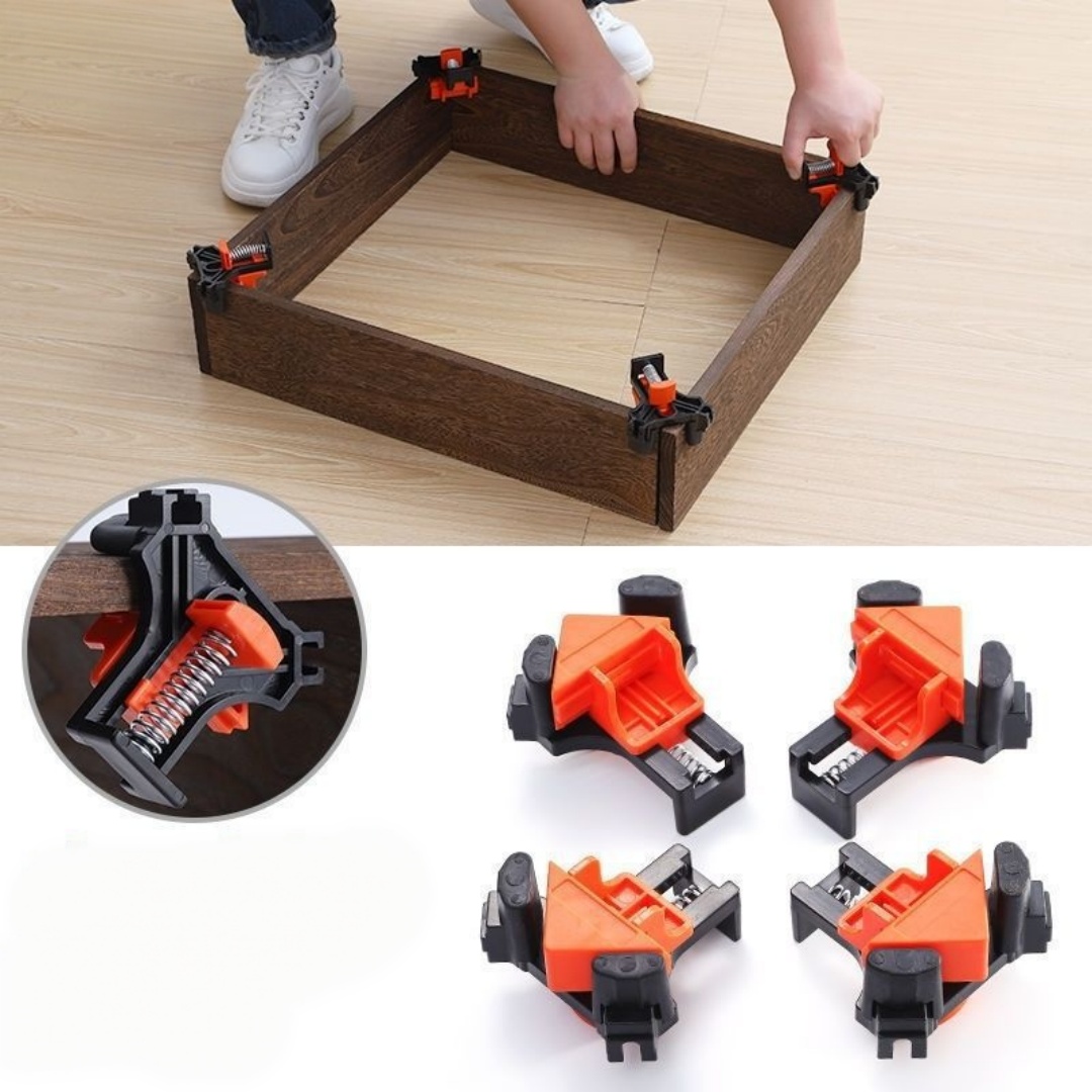 Photography Object - 4 ชิ้น 90 ° คลิปหนีบมุมฉาก คลิปยึดกรอบรูป