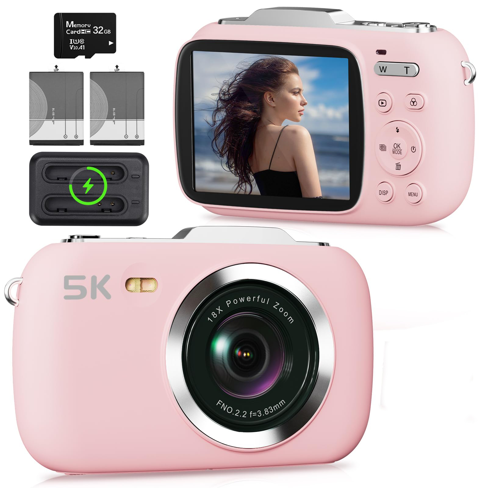 Photography Nature Images - กล้องถ่ายภาพดิจิตอล 5K 80MP สำหรับเซลฟี่ 18X วิดีโอวิดีโอ