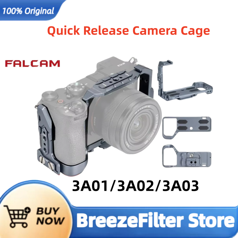 Camera Cage Baseplate - FALCAM F22&F38&F50 ชุดอุปกรณ์ยึดกล้องแบบปลดเร็ว พร้อมขายึดรูปตัว L แผ่นรองรับด้านล่าง