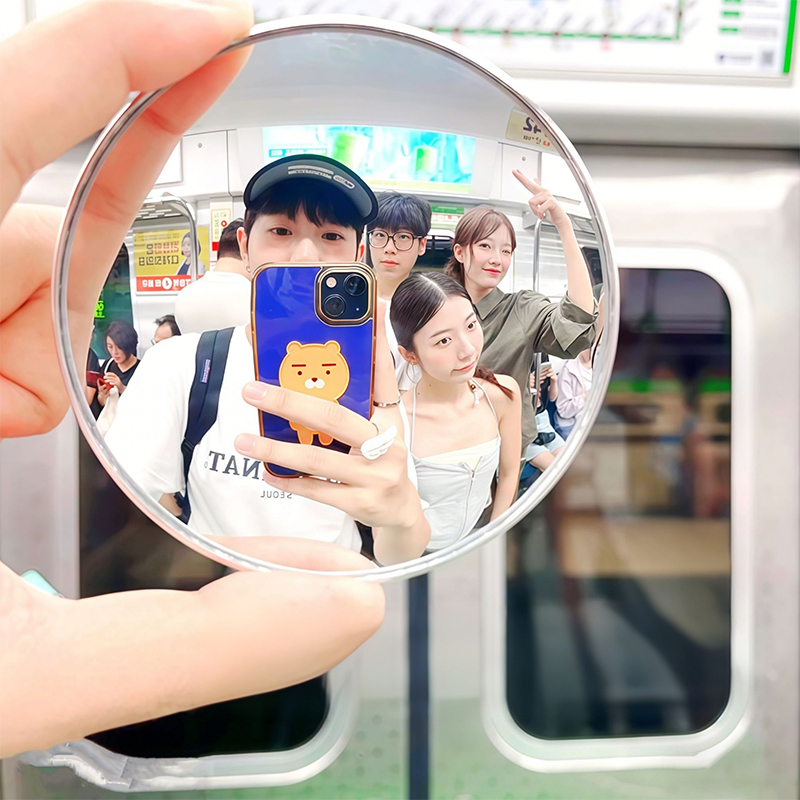 Photography Solo - กระจกเซลฟี่พกพาแบบมือถือ สำหรับการเดินทาง ถ่ายภาพ วิดีโอ บล็อก และอุปกรณ์เสริมสำหรับการเดินทาง