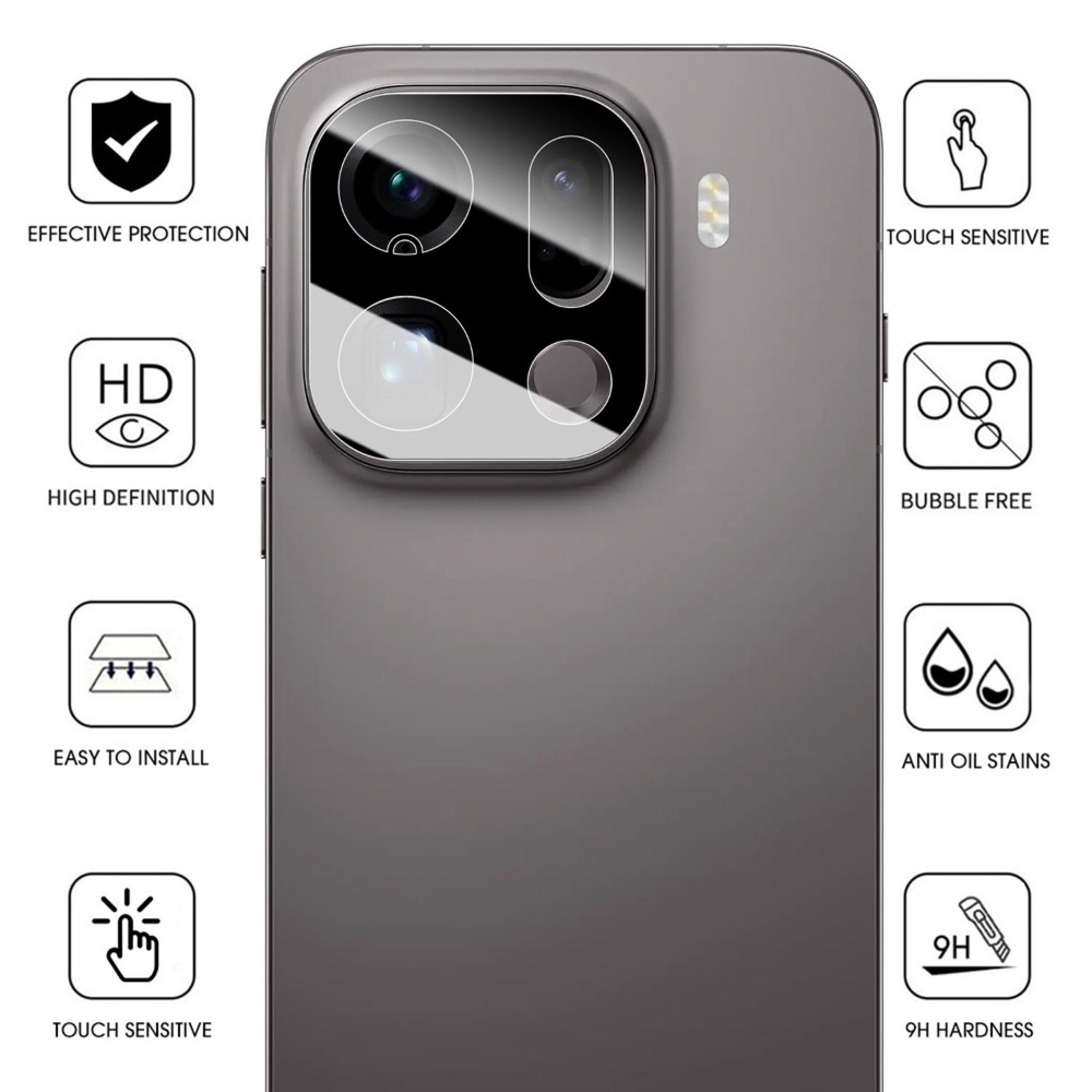 1-3PCS ฝาครอบเลนส์กระจกนิรภัยส - Photography Kit Oppo Find X9 Pro บทวิจารณ์และราคา