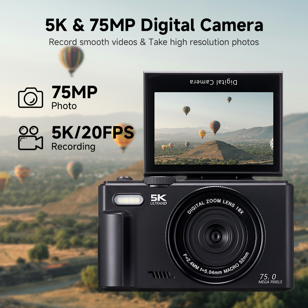 กล้องดิจิตอล 75MP 180 °   หน้า - Photography Nature Images บทวิจารณ์และราคา