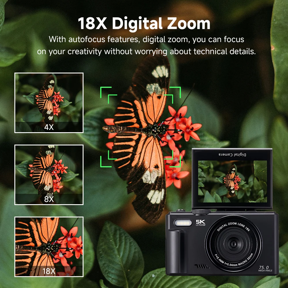 กล้องดิจิตอล 75MP 180 °   หน้า - Photography Nature Images บทวิจารณ์และราคา