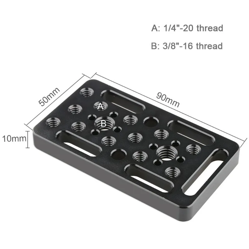 แผ่นยึดกล้อง/แผ่นฐานสำหรับติดต - Camera Cage Baseplate บทวิจารณ์และราคา