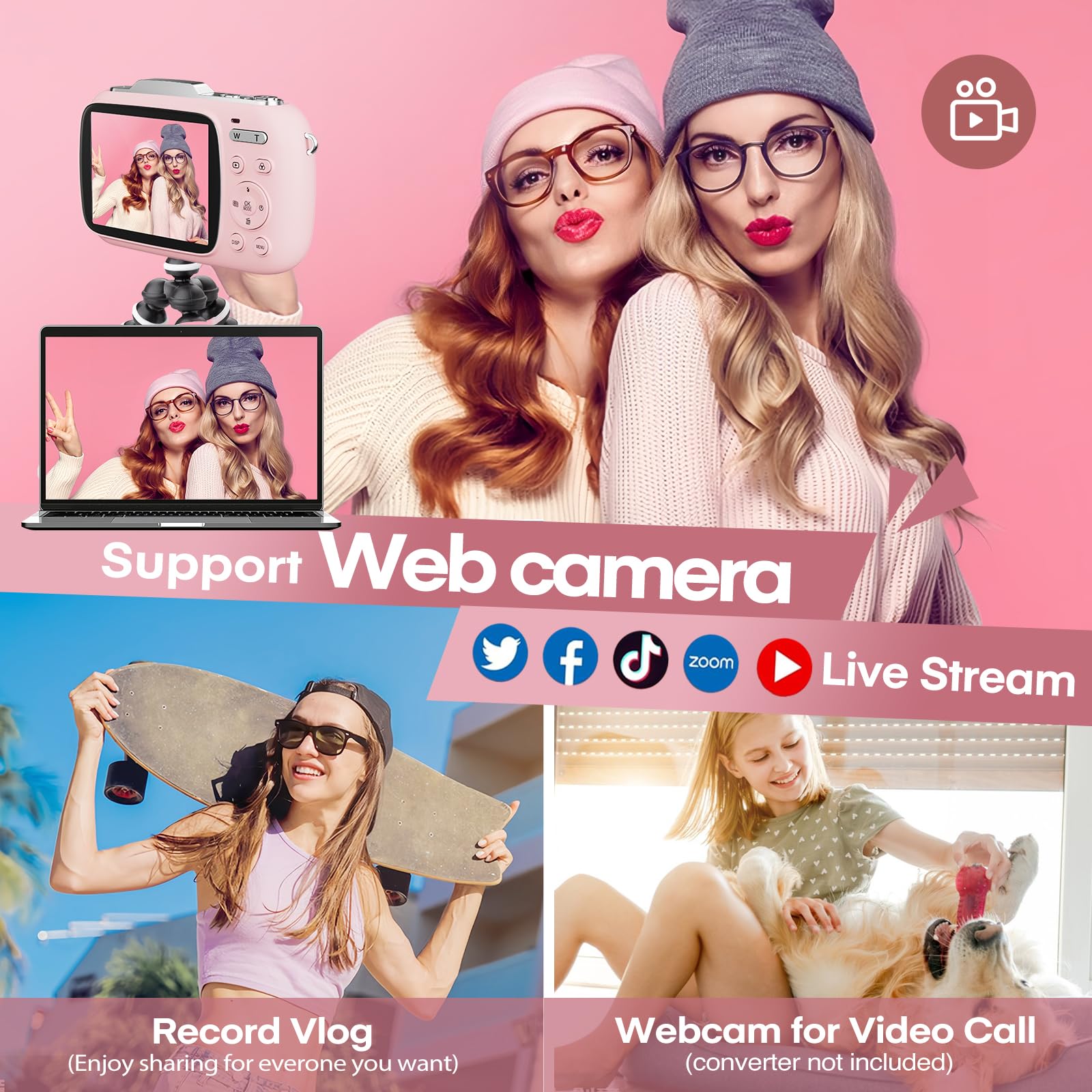 กล้องถ่ายภาพดิจิตอล 5K 80MP สำ - Photography Nature Images บทวิจารณ์และราคา