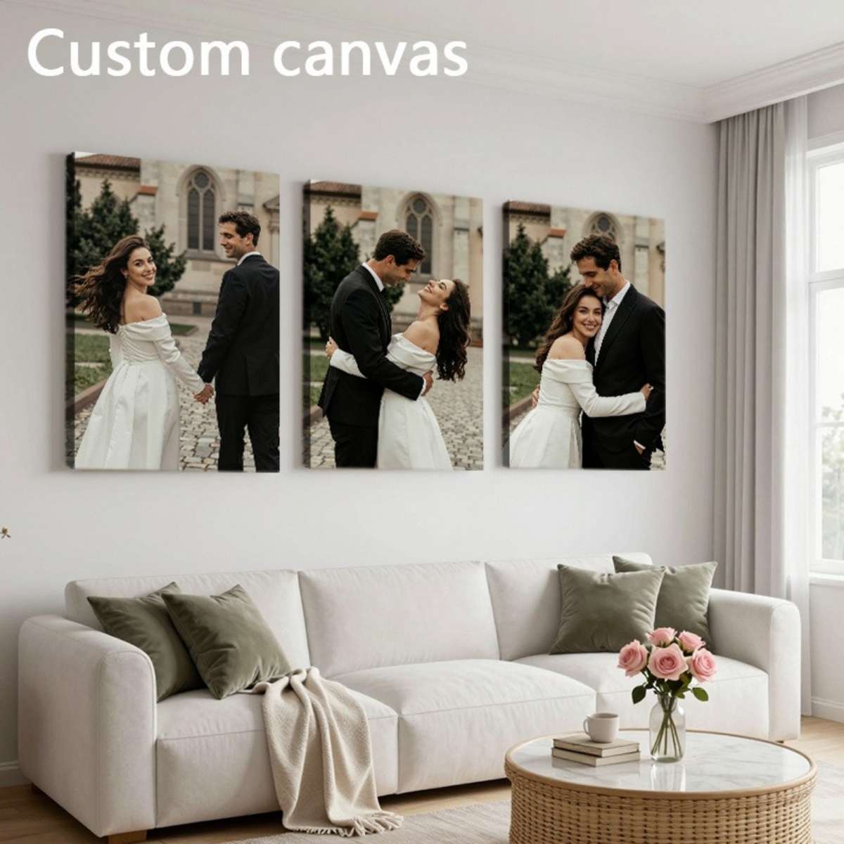 ชุดภาพพิมพ์บนผ้าใบแบบกำหนดเอง  - Photography Ideas บทวิจารณ์และราคา