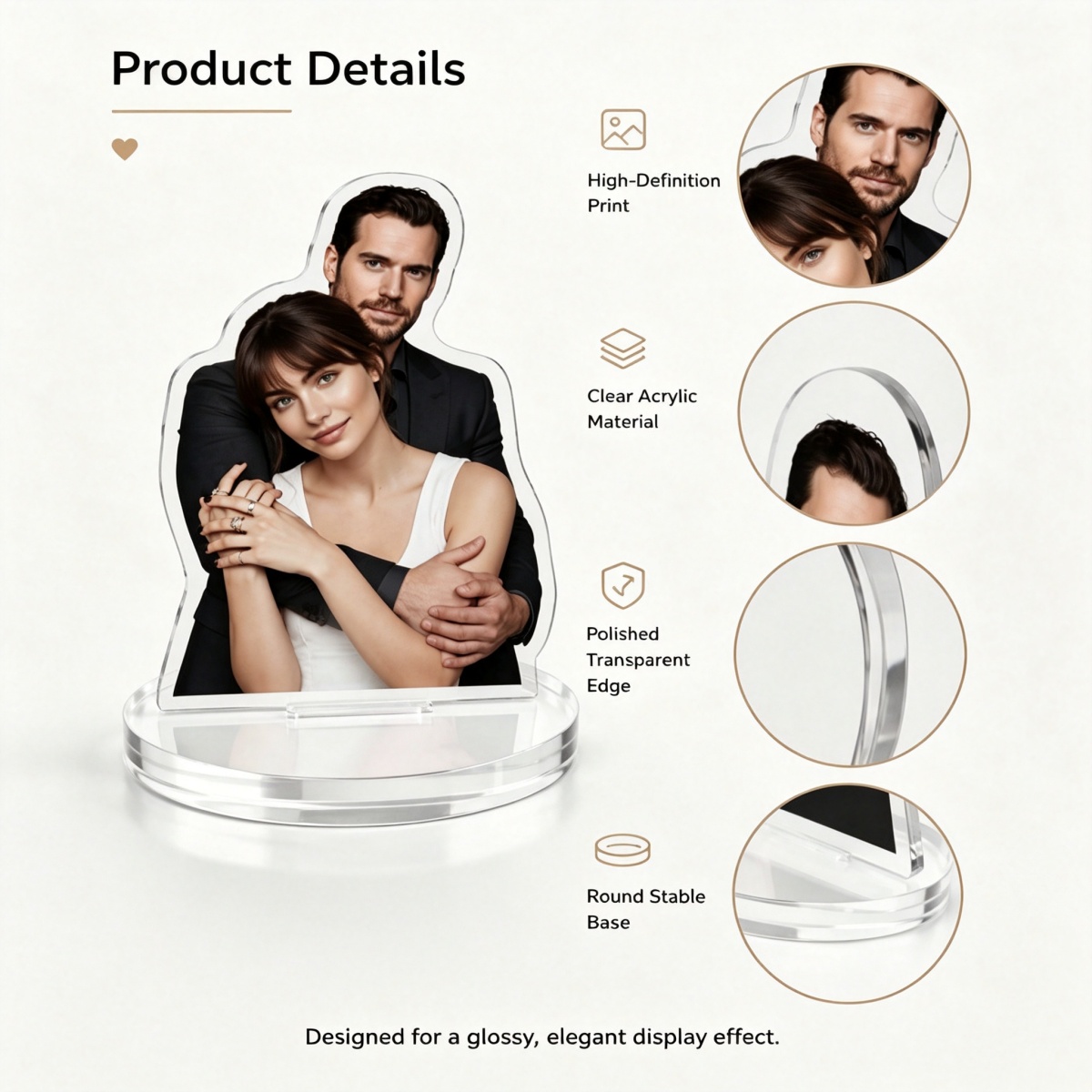 ของตกแต่งรูปคนอะคริลิกแบบกำหนด - Photography Ideas บทวิจารณ์และราคา