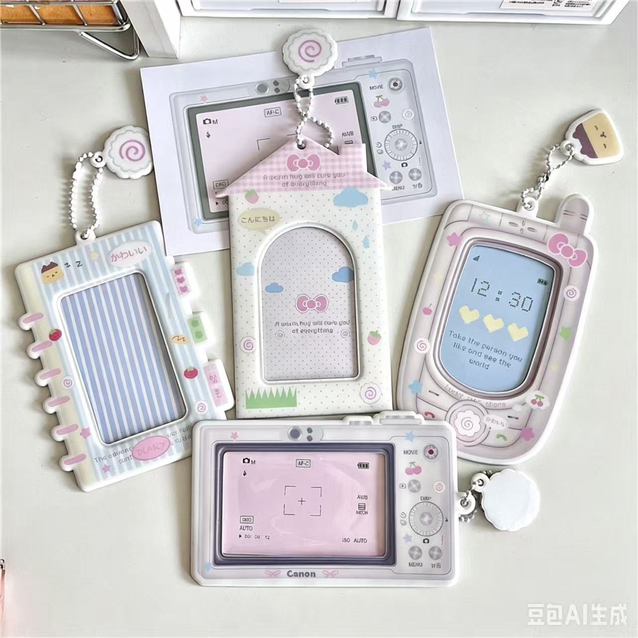1PC การ์ตูนเคป๊อปที่ใส่การ์ดรู - Photography Product บทวิจารณ์และราคา
