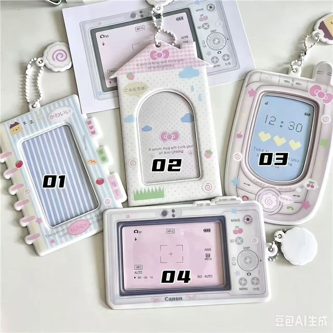 1PC การ์ตูนเคป๊อปที่ใส่การ์ดรู - Photography Product บทวิจารณ์และราคา