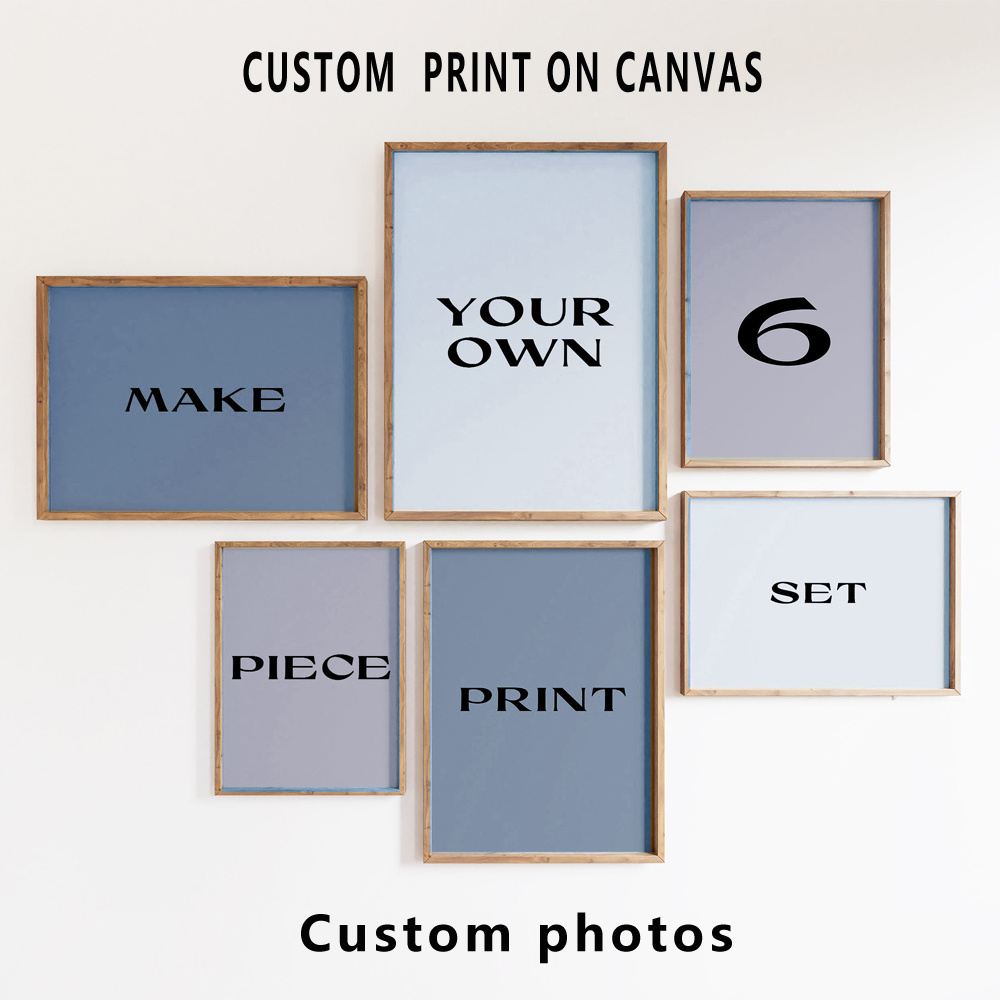 6 ชิ้น/ชุด ภาพพิมพ์บนผ้าใบแบบก - Photography Object บทวิจารณ์และราคา