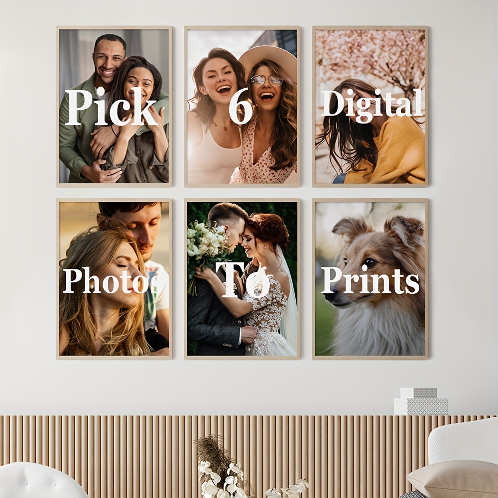 6 ชิ้น/ชุด ภาพพิมพ์บนผ้าใบแบบก - Photography Object บทวิจารณ์และราคา