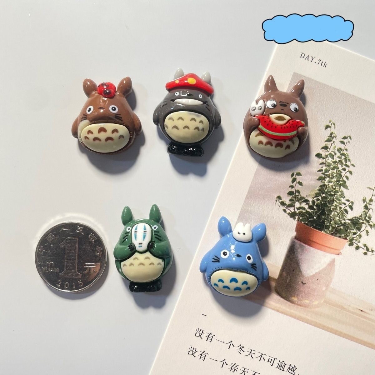 แม่เหล็กติดตู้เย็นเรซินลายโทโต - Photography Ideas บทวิจารณ์และราคา